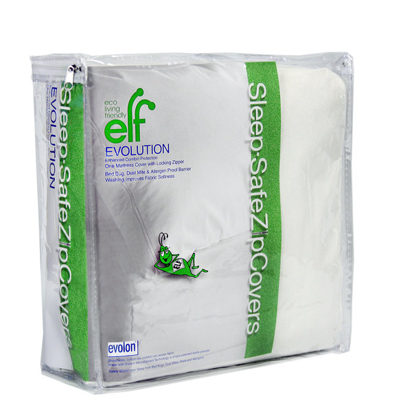 SleepSafeBedding Evolon® Allergen Bed Bug and Dust Mite Proof Zip Cover